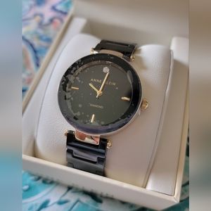Anne Klein Diamond Dial Bracelet Watch NWT